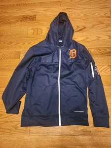 Chaqueta con Capucha Majestic Therma Fit Detroit Tigers MLB Cremallera Completa Para Hombre Talla M” - Imagen 1 de 12