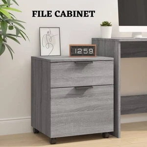 Mobile File Cabinet with Drawer Storage Filing Cabinet Home Office Files Holder - Picture 1 of 15