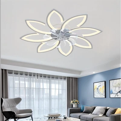 85W LED Ceiling Fan Lighting Remote Control LED Ceiling Light Bedroom - Image 1 of 4