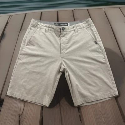 Rip Curl Boardwalk Shorts Mens 31 Gray Chino Casual Preppy Hybrid Walking - Image 1 of 4