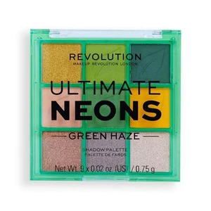 Makeup Revolution Ultimate Neons Eyeshadow Pallete - Green Haze. NEW. SHIPS FREE - Picture 1 of 1