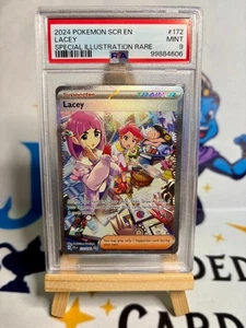 Pokemon Lacey Holo Eng PSA 9 Scr Stellar Crown #172 Illustration Rare (10 bgs) - Bild 1 von 2