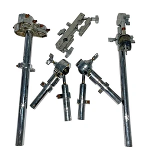 Double Tom Bass Drum Mount With Boom cymbal Stand and clamp - Picture 1 of 9