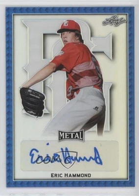 2020 Leaf Perfect Game All-American Classic Metal Blue /30 Eric Hammond Auto - Image 1 of 2