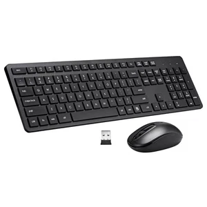 Wireless Keyboard and Mouse Combo 2.4G Silent Cordless Keyboard Mouse Combo f... - Picture 1 of 7