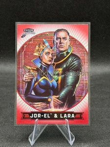 2025 FLEER BRILLIANTS SUPERMAN - Jor-El & Lara #28 Red Heat Vision /1938 - Picture 1 of 4