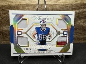 2023 Flawless Dalton Kincaid Showcase Quad Rookie Patch Relic RC #’d /15 - Picture 1 of 2