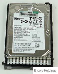 HP (Hewlett Packard 876938-001) 600 GB Internal Hard Disk Drive - 872483-004 - Picture 1 of 1