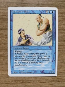MTG: MAGIC THE GATHERING : REVISED 3ED RARE MAHAMOTI DJINN : UNPLAYED MINT / NM - Picture 1 of 6