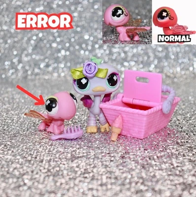 Littlest Pet Shop AUTÉNTICO #772 #773 Exclusivo Australiano Avestruz Libélula ERROR Foto 1 de 4