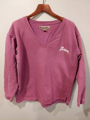 B.U.M. 1993 Sudadera Equipment Cuello en V - Talla Mediana - De Colección - BUM - RARA Foto 1 de 4