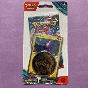 Pokemon Scarlet and Violet Twilight Masquerade Toxel Checklane Blister - Picture 1 of 6