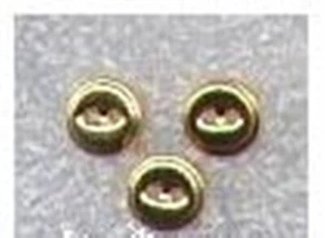 BUTTON NAILHEADS (Gold Colored) Sewing Baby Scrapbooking Card Making Stamping - Imagen 1 de 1