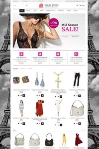 Online Shop/Store Ecommerce Website + Free Hosting and Installation - Picture 1 of 1