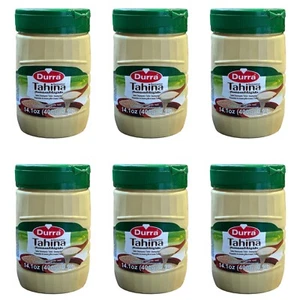 6× 400g Durra Tahina Sesampaste– 100 % reines Sesampüree, vegetarisch, natürlich - Bild 1 von 5
