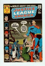 1970 Justice League of America #86 Comic Book - includes bag and backing board