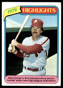 1980 Topps Del Our Philadelphia Phillies #6 - Imagen 1 de 2