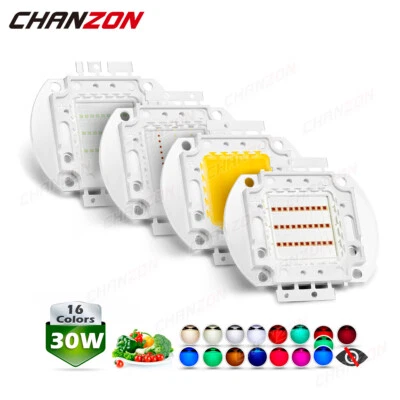 30 Watt High Intensity Power Smd Led Chip 30W Ir Infrared Cyan Red Emitter Diode - Image 1 of 4