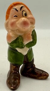 Vintage Disney Japan Snow White Dwarf  GRUMPY Ceramic Figurine*24282FH S177 - Picture 1 of 5