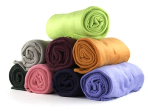 50 x 60 Inch Soft Wholesale Fleece Blankets - 24 Pack Assorted Fleece Throw Lot - Picture 1 of 3