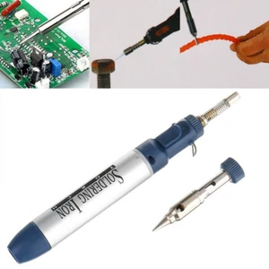 Gas Soldering Iron Cordless Welding Pen Burner Butane Blow Torch Tool - Picture 1 of 7