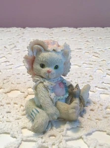 Calico Kitten Figurine ‘Love’s Special Delivery’ #628425 VTG 1992 Enesco C25/257 - Picture 1 of 12