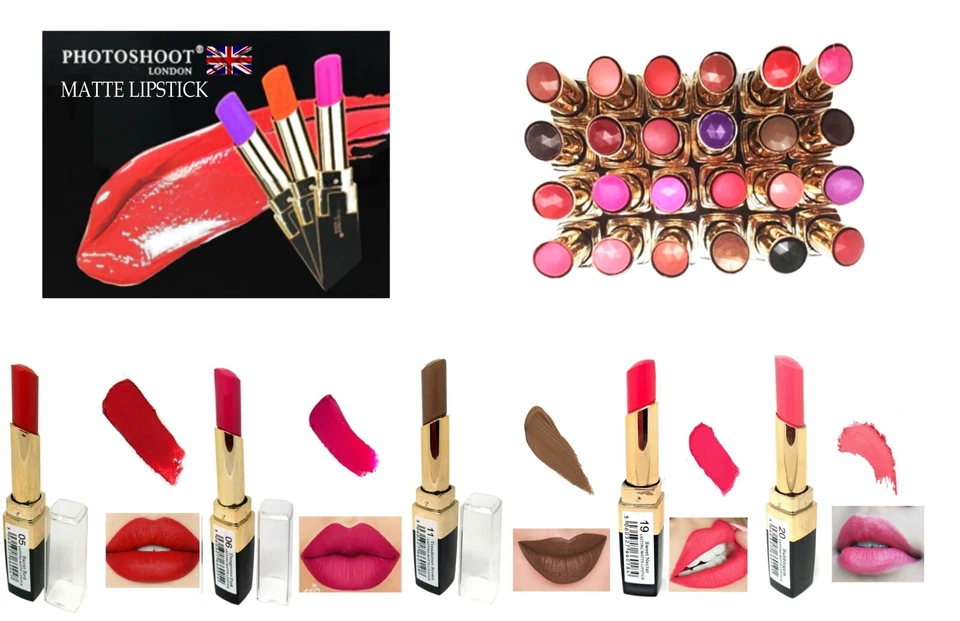 Photoshoot London Matte Lipstick - Choose Your Shade - SEALED LIPSTICK - Image 1 of 1