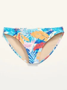 Old Navy Women’s Mid-Rise Bikini Bottoms Palm Leaf Size L XL XXL 2X 3X $23 - Picture 1 of 7