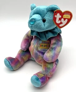 Ty Beanie Babies “December” the Birthday Turquoise Birthstone Teddy Bear - Picture 1 of 6