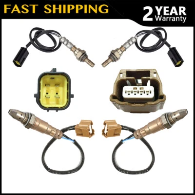 Sensor de oxígeno O2 arriba+abajo 4 piezas para Infiniti EX37 M37 2014 Infiniti QX50 QX70 2013 Foto 1 de 4