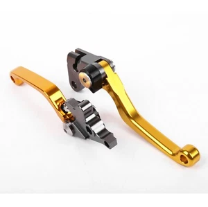 Para Suzuki RMX250S 1993-1995 CNC Pivote de Suciedad Embrague Palancas de Freno 1994 Dorado - Imagen 1 de 7