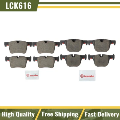 Front & Rear Brembo Ceramic Brake Pads Set For 2015 BMW 428i xDrive Gran Coupe - Image 1 of 4