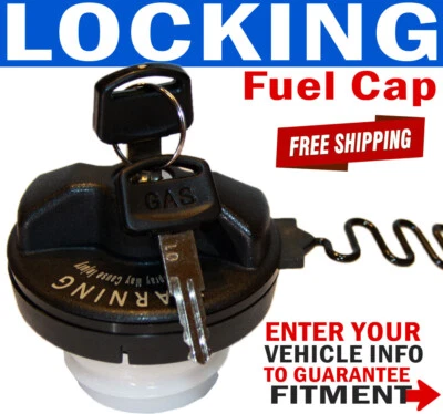 OEM LOCKING Gas Filler Top Tethered Fuel Tank Cap With Key GMC TRUCK GM 23368720 - Image 1 of 4