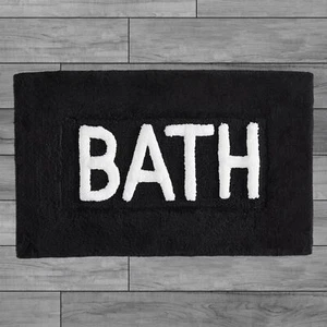 Cotton Bath Rug - Soft Cotton Bath Mat - Bathroom Decor - Water Absorbent and... - Picture 1 of 8