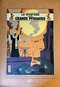 JACOBS SERIGRAPHIE BLAKE ET MORTIMER LA GRANDE PYRAMIDE 70 X 100 NEUF - Picture 1 of 1