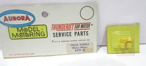 MODEL MOTORING AURORA SLOT CAR HO SCALE 2 PAIR T-JET/VIBRATOR TRUCK WHEELS #8378 - Picture 1 of 1
