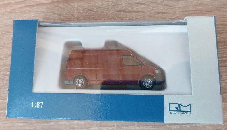 Rietze 11511 - 1/87 Volkswagen T5 Mhd Scatola Lungo Colorate - Nuovo - Immagine 1 di 1