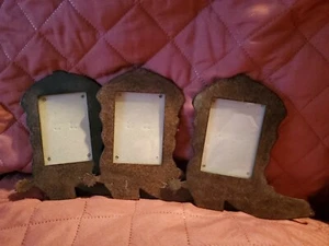 3 Stück Southwestern, Western Cowboystiefel mit Metallrahmen + Sporn 2" × 3" Fotoeinsatz Neu  - Bild 1 von 8