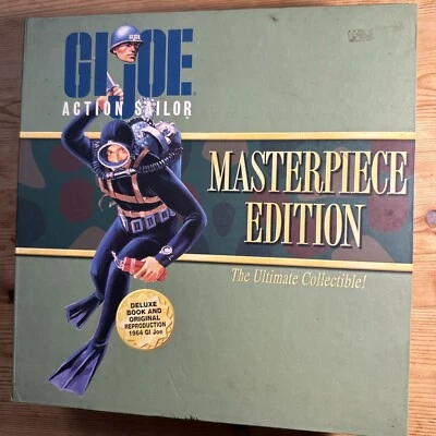 Hasbro G.I. Figura Joe Masterpiece Edition Vol 2 Action Sailor Navy con libro 1996 Foto 1 de 4