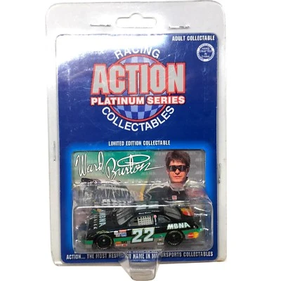 1996 Action Platinum 1:64 Diecast NASCAR Ward Burton #22 MBNA, New Sealed - Image 1 of 3