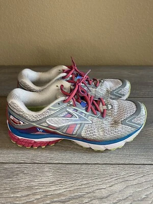 Brooks Ravenna 6 Womens Running Shoes Size 9.5 Metallic Silver Pink Teal - Image 1 of 4
