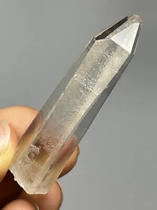 RARO Cristal de Cuarzo Lemuriano Natural GUARDIÁN DE REGISTROS Brasil 18.7g Reiki S17 - Imagen 1 de 12