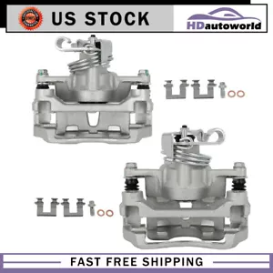 2x For 2005-2009 Chevrolet Uplander Pontiac Montana Rear Brake Calipers Bracket - Picture 1 of 8