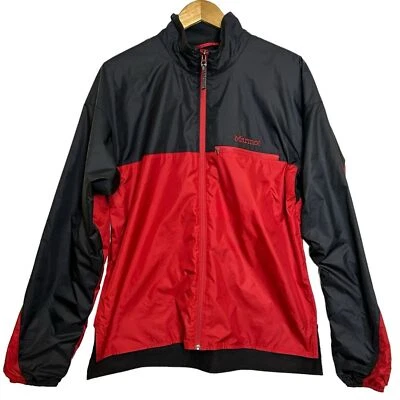 Jaqueta feminina Marmot forrada de lã casca macia leve tamanho grande vermelha/preta - Imagem 1 de 4