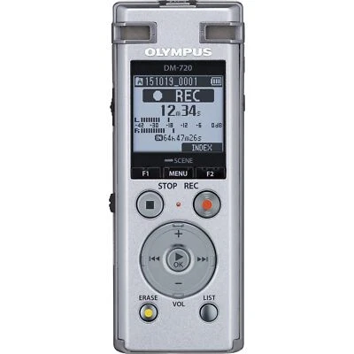 DM720 Voice Recorder 4GB USB Rechargeable 985 Hours Micro SD Slot - Image 1 of 4