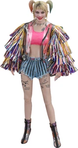 Chaqueta de cinta de precaución Harley Quinn versión escala 1/6 figura Hot Toys nueva 906087 - Imagen 1 de 10