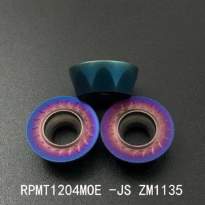 10pc RPMT1204MOE-JS ZM1135 carbide insert milling cutter inserts lathe tools - Picture 1 of 5