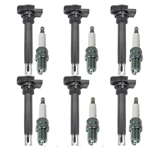 Bosch 6 Ignition Coil NGK 6 Iridium IX Spark Plug Kit For NSX A4 A6 Q5 ES300 V6 - Picture 1 of 1