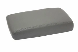 Fit 09-14 Nissan Maxima Gray Vinyl Leather Center Console Lid Armrest Cover - Bild 1 von 3