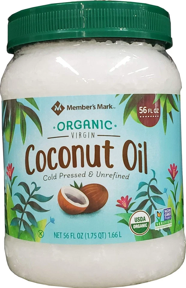 Member's Mark Member's Mark Organic Coconut Oil 56 Fl Oz, 56 fl. oz. - Image 1 of 1